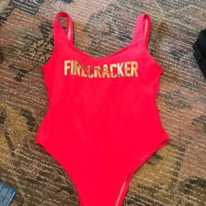 Xhilaration Firecracker One Piece